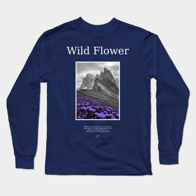 Wild Flower 2 Light Long Sleeve T-Shirt by ZoeDesmedt